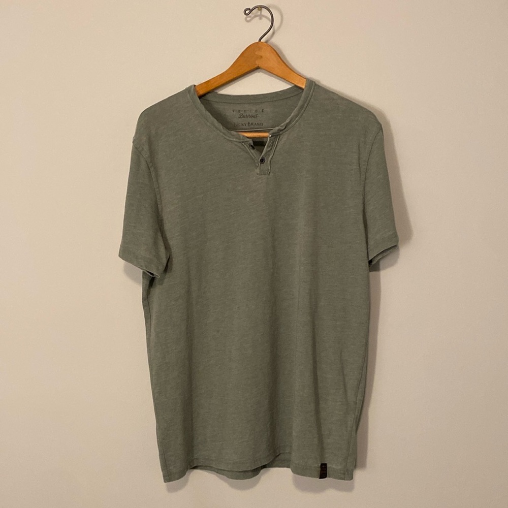 Mens Lucky Brand Button Shirt Medium